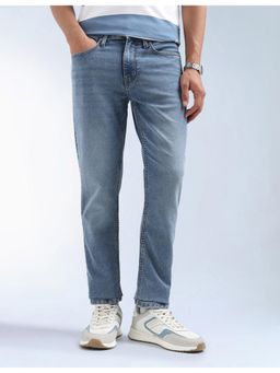 Flying Machine - Freddie Slim Straight Fit Whiskered Jeans