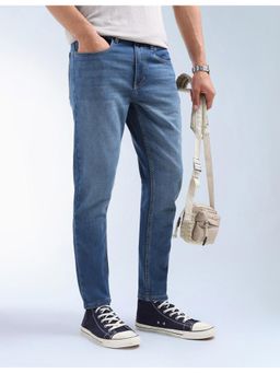 Flying Machine - Mankle Relaxed Fit Whiskered Jeans