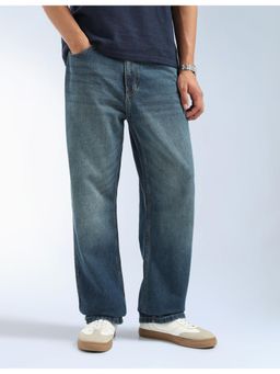 Flying Machine - Cobain Loose Fit Whiskered Jeans