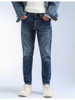 Flying Machine - Mankle Relaxed Fit Whiskered Jeans
