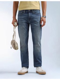Flying Machine - Freddie Slim Straight Fit Whiskered Jeans