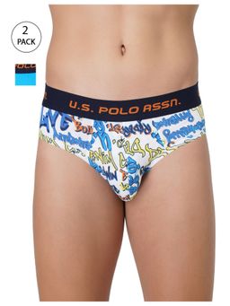 U.S. POLO ASSN. - Men Assorted Iyaj Stretch Jersey Brief (Pack Of 2)
