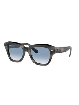 Ray-Ban - Unisex Gradient Blue Lens Square Sunglasses - 0RB218614043F49 (49)