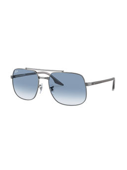 Ray-Ban - Unisex Gradient Blue Lens Square Sunglasses - 0RB3699004/3F56 (56)