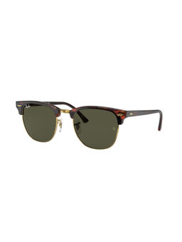 Ray-Ban - Unisex UV Protected Green Lens Square Sunglasses - 0RB3016W036655 (55)