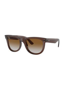 Ray-Ban - Reverse Unisex Gradient Brown Lens Square Sunglasses - 0RBR0502S6709CB53 (53)