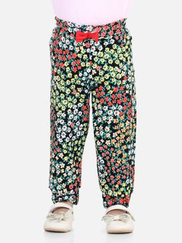 Tic Tac Toe - BownBee Girls Printed Joggers - Multi