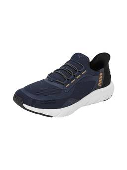 Puma - Navy Blue Softride FlexLace Ease In WD Running Shoes
