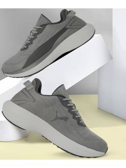 Puma - Grey Scend Pro GlideGrip Running Shoes