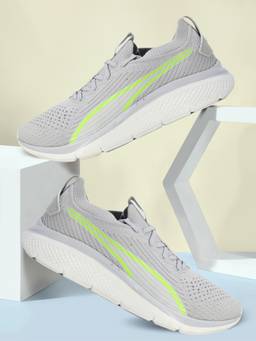 Puma - Grey Softride Pro EchoMove Knit Running Shoes