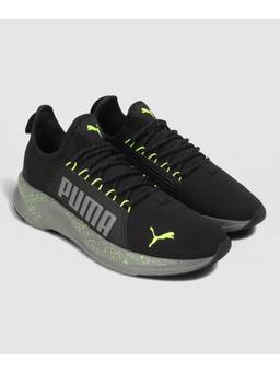 Puma - Grey Softride Premier Slip On Splatter Res Running Shoes