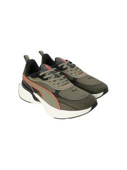 Puma - Olive Softride Sway Chase Res Running Shoes