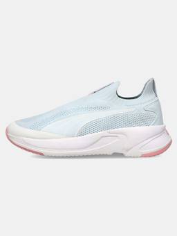 Puma - Blue Softride Premier GlideKnit Walking Shoes