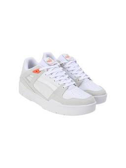 Puma - White Slipstream Pop Sneakers