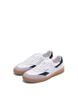 Rare Rabbit - Reed Men White Solid Lace-Up Casual Sneakers