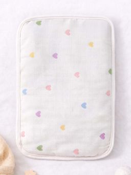 Mi Arcus - 100% Cotton Outer with Mustard Seeds Fiiling Baby Pillow (0-6 Months)