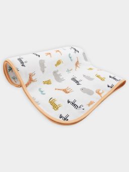 Mi Arcus - White Printed Mattress Protector (0-24 Months)