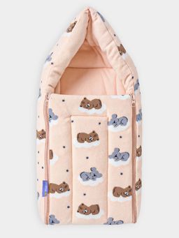 Mi Arcus - Cotton Printed Soft Lightweight Baby Nest Sleeping Bag Carry Nest (0-6 Months)