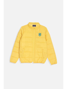 Allen Solly - Boys Yellow Solid Regular Fit Jacket