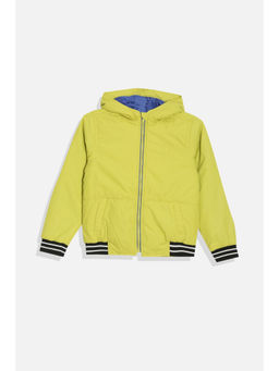 Allen Solly - Boys Yellow Solid Regular Fit Jacket
