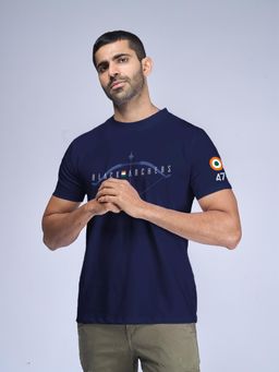 Aero Armour - Black Archers Navy Blue Graphic T-Shirt