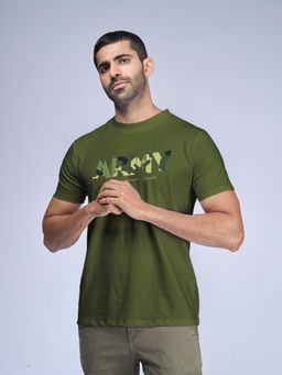 Aero Armour - Army Camo Olive Graphic T-Shirt
