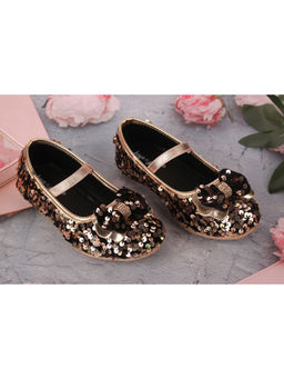 BOYZ N GALZ - Girls Black Embellished Ballerina