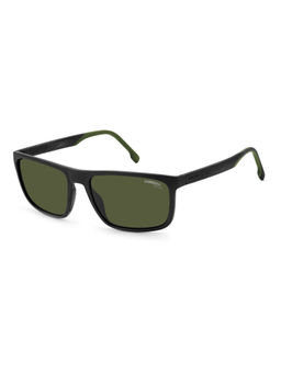 CARRERA - Sunglasses Green Polarized Lens Rectangular Sunglass Black Green Frame