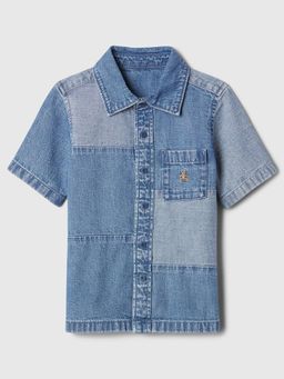 GAP - Blue Boy's Relaxed Fit Denim Shirt