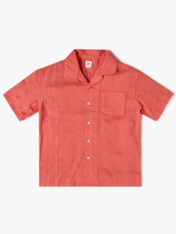 GAP - Coral Boy's Relaxed Fit Shirt