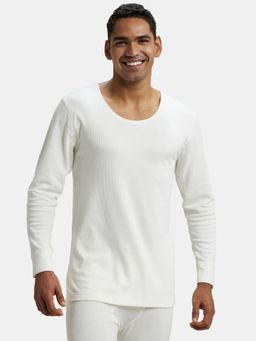 Jockey - 2401 Men Extra Warmth Combed Cotton Rich Thermal Undershirt - Off White