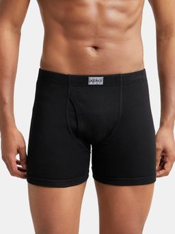 Jockey - 8008 Men Cotton Solid Boxer Brief - Black