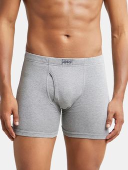 Jockey - 8008 Men Cotton Solid Boxer Brief - Grey Mel