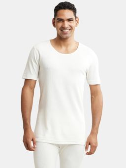Jockey - 2400 Men Extra Warmth Combed Cotton Rich Thermal Undershirt - Off White