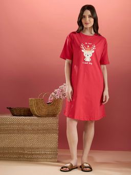 Bedtime Story - Reindeer Nighty Nightdress