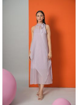 Heart Up My Sleeves - Purple Hello Goddess Midi Dress