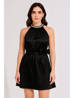 Heart Up My Sleeves - Black Summer Slay Mini Dress