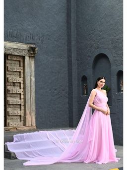BONICA CLOTHING - Baby Pink Layla I Wear My Style Prewedding Mega Trail Gown