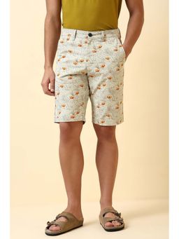 Allen Solly - Men Grey Printed Shorts
