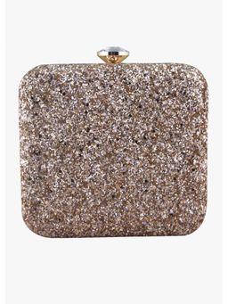 The Purple Sack - Gold Detailing Clutch