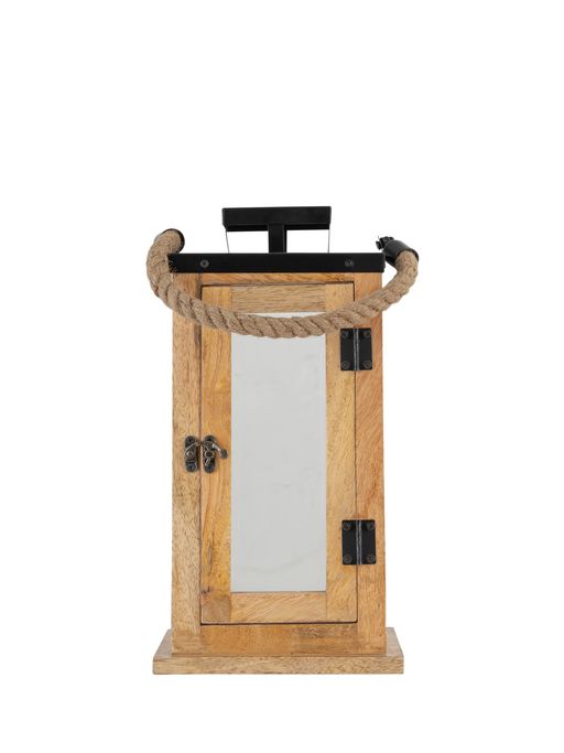 Kaniry Artise of Novelty Watchman Wood Metal Lantern