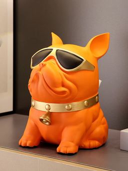 Smokey Cocktail - Cute Dog Tissue Holder Orange