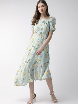 Twenty Dresses by Nykaa Fashion - Blue All I Want Is Floral Dress