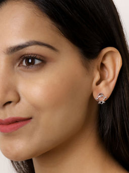 Ornate Jewels - 925 Silver Fish Design Earring for Women and Girls (One Size)