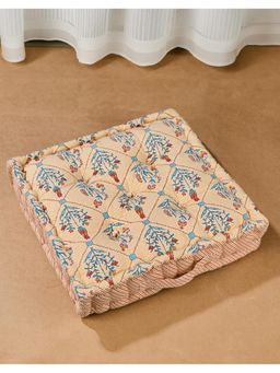 Fabindia - Multi-Color Cotton Rasika Floor Filled Cushion