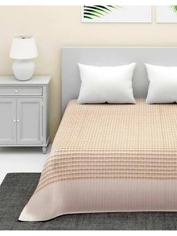 Fabindia - Natural Deepali Cotton Queen Bedsheet