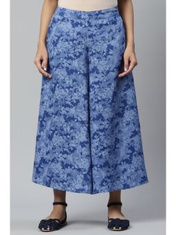 Aurelia - Blue Ankle Length Flared Liva Eco Palazzo