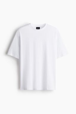 H&M - Men White Loose Fit T-Shirt
