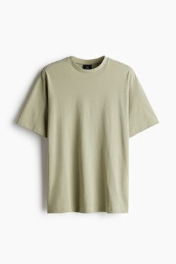 H&M - Men Green Loose Fit T-Shirt