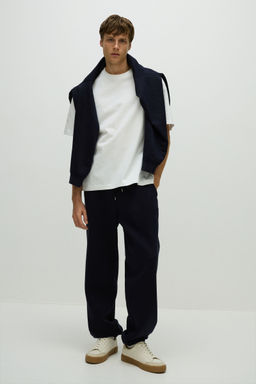 H&M - Men Blue Relaxed Fit Sweatpants